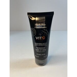 Perlier Black Rice Platinum Vit C Super Antioxidant Overnight Leave On Mask 3.3